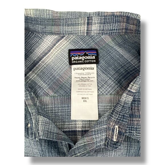 Patagonia Long Sleeve Front Button Top Size Extra Extra Large - Picture 5 of 5